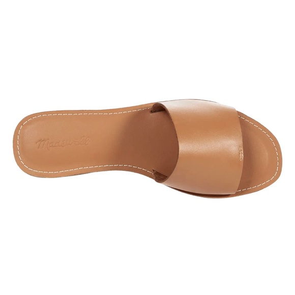 Madewell Shoes Women’s The Boardwalk Post Slide Sandal in Leather Size 8 New - Picture 2 of 7